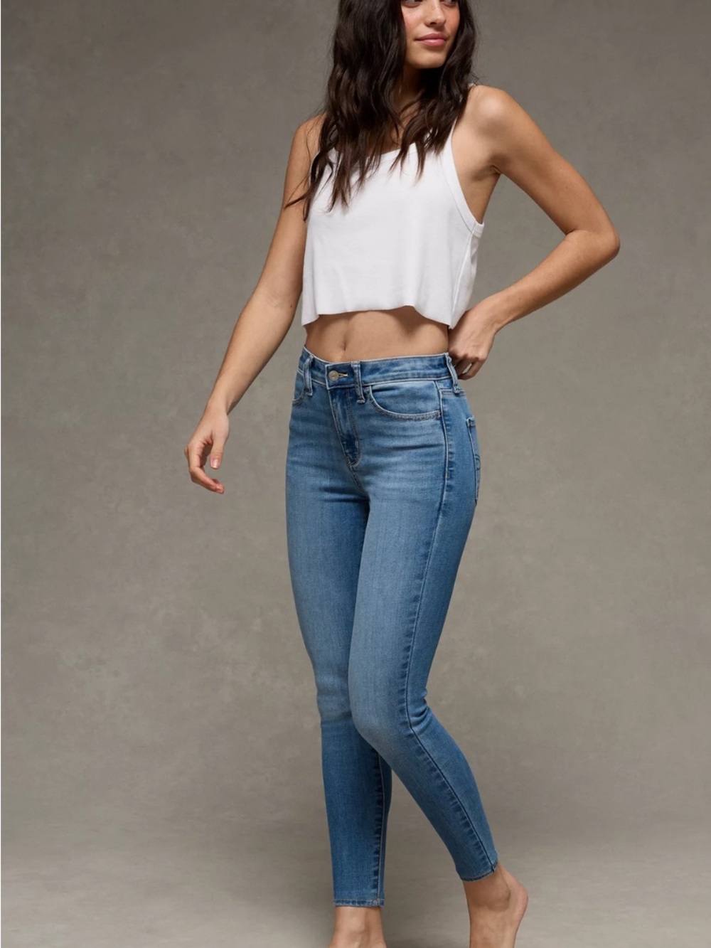 American Eagle Outfitters Light Blue High-Rise Jeggings